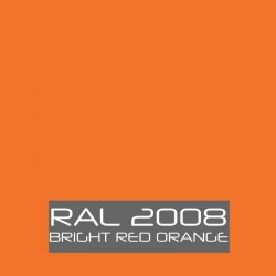 RAL 2008 Bright Orange tinned Paint